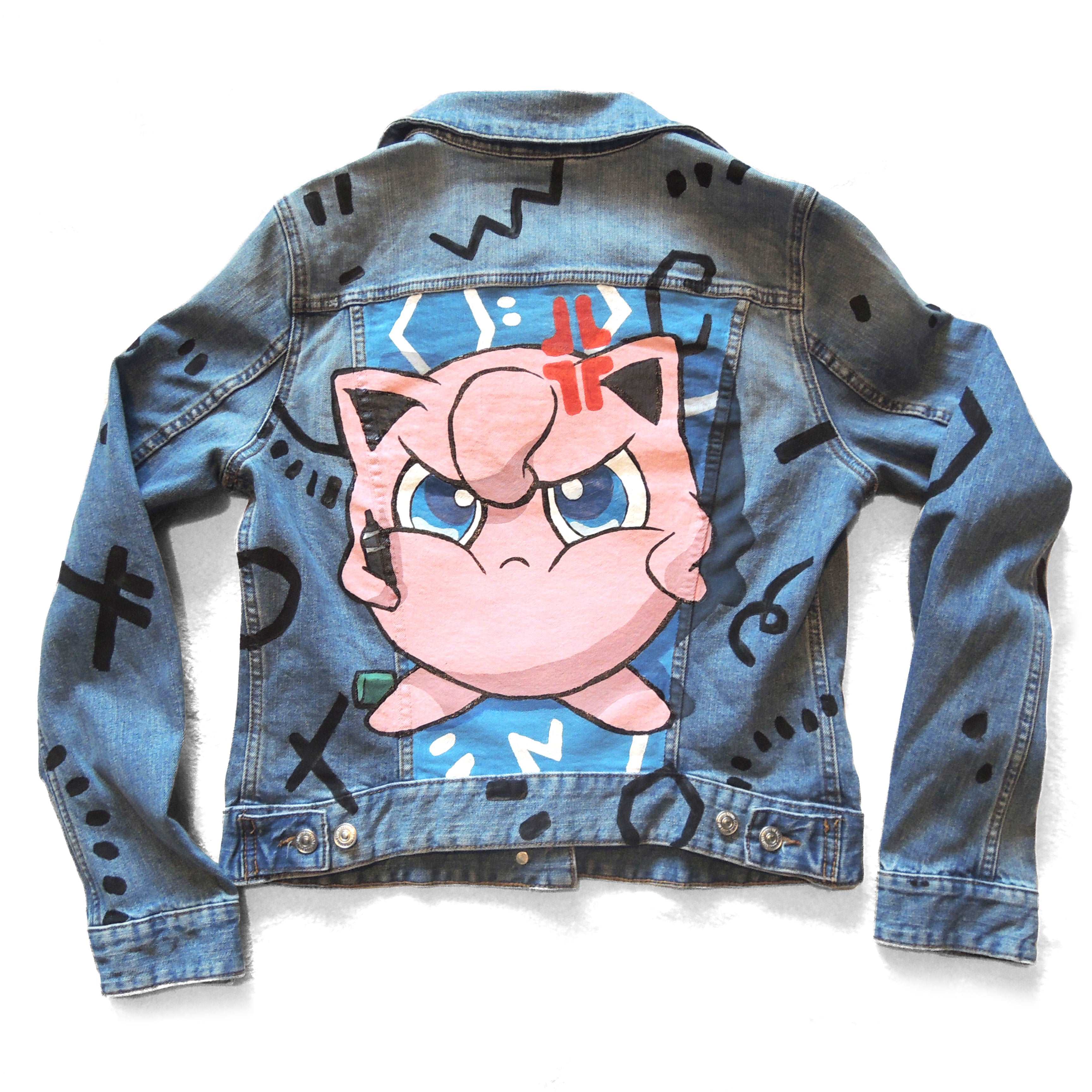 Outlets Custom Denim Jacket - Pokémon Jacket