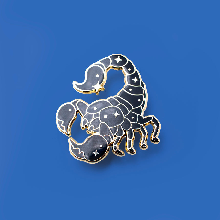 Zodiac Scorpio Hard Enamel Pin – LeonRomer