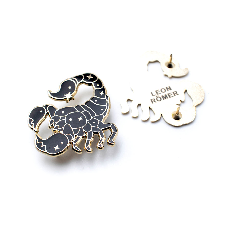 Zodiac Scorpio Hard Enamel Pin – LeonRomer