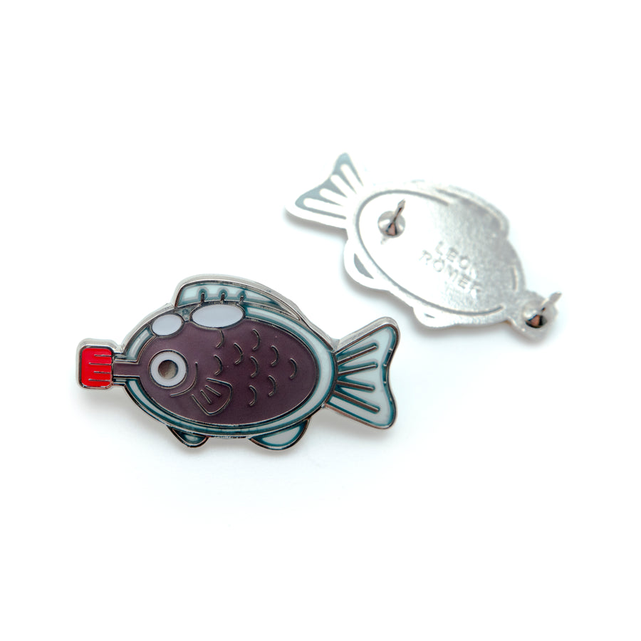 Join our culinary adventure and embrace the charm of Japanese cuisine with our soy fish enamel pin, a deliciously adorable accessory!