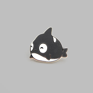 Orca hard enamel kawaii and cute lapel pin