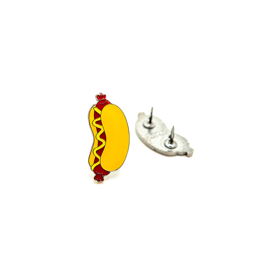 Hotdog enamel pin - Junk Food lapel pin