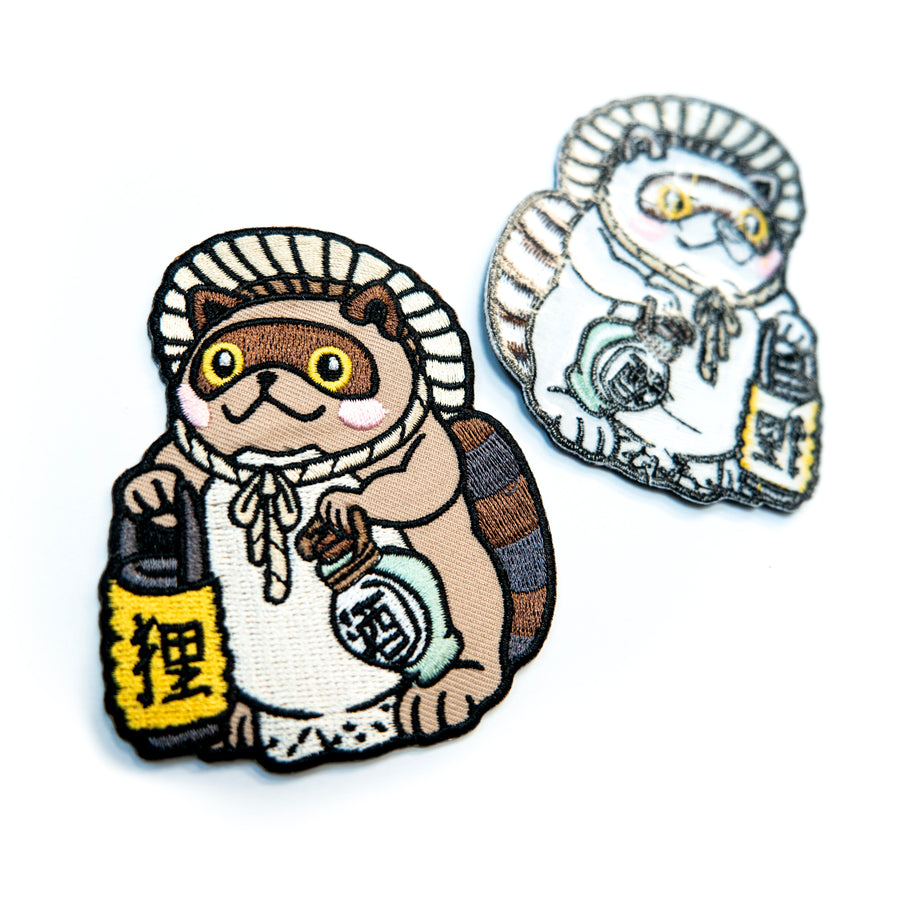 tanuki Embroided patch