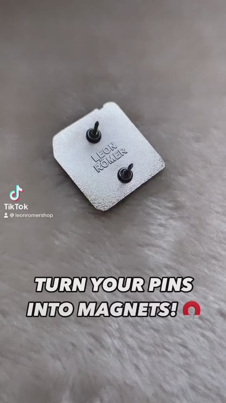 Magnetic Backs for Enamel Pins - Turn Any Lapel Pin into a Magnet!