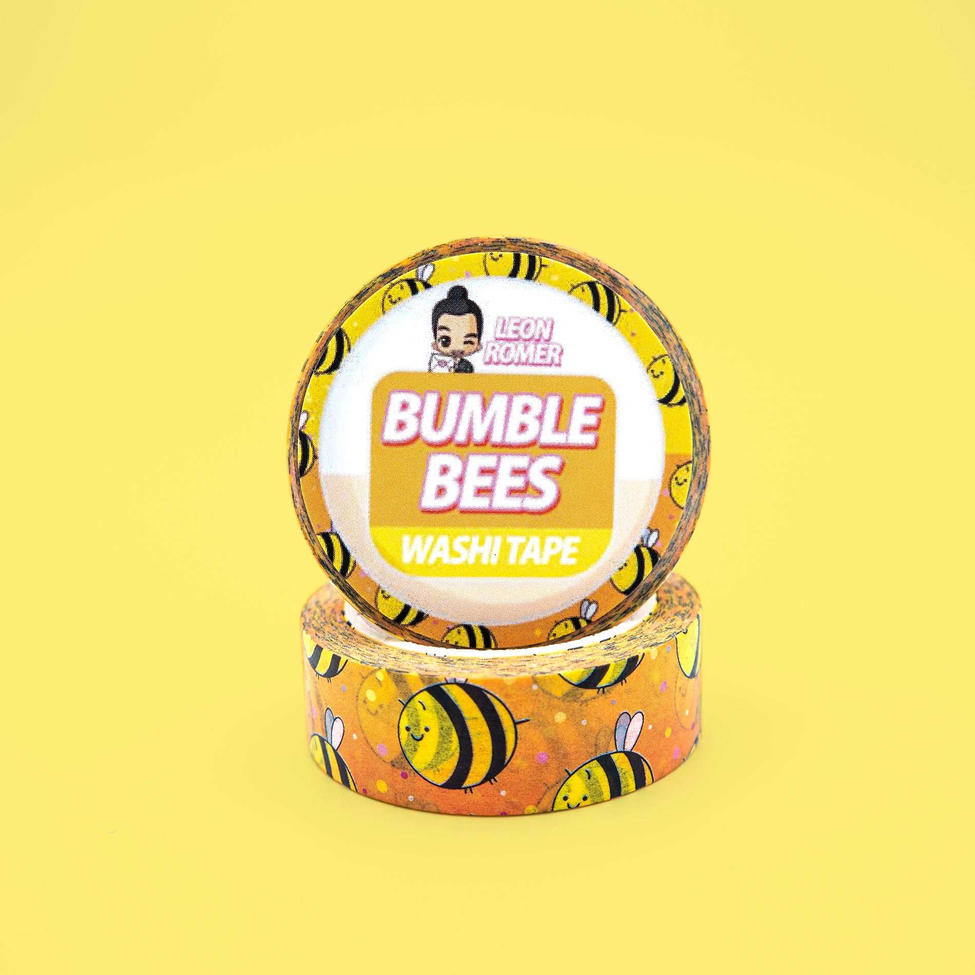 Bumble Bee Washi Tape - Cute Washi Tape - Animal Washi Tape – LeonRomer