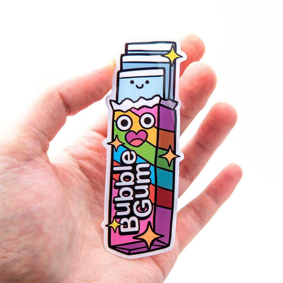 kawaii bubble gum sticker