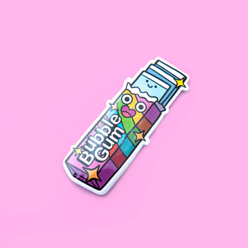 bubble gum sticker