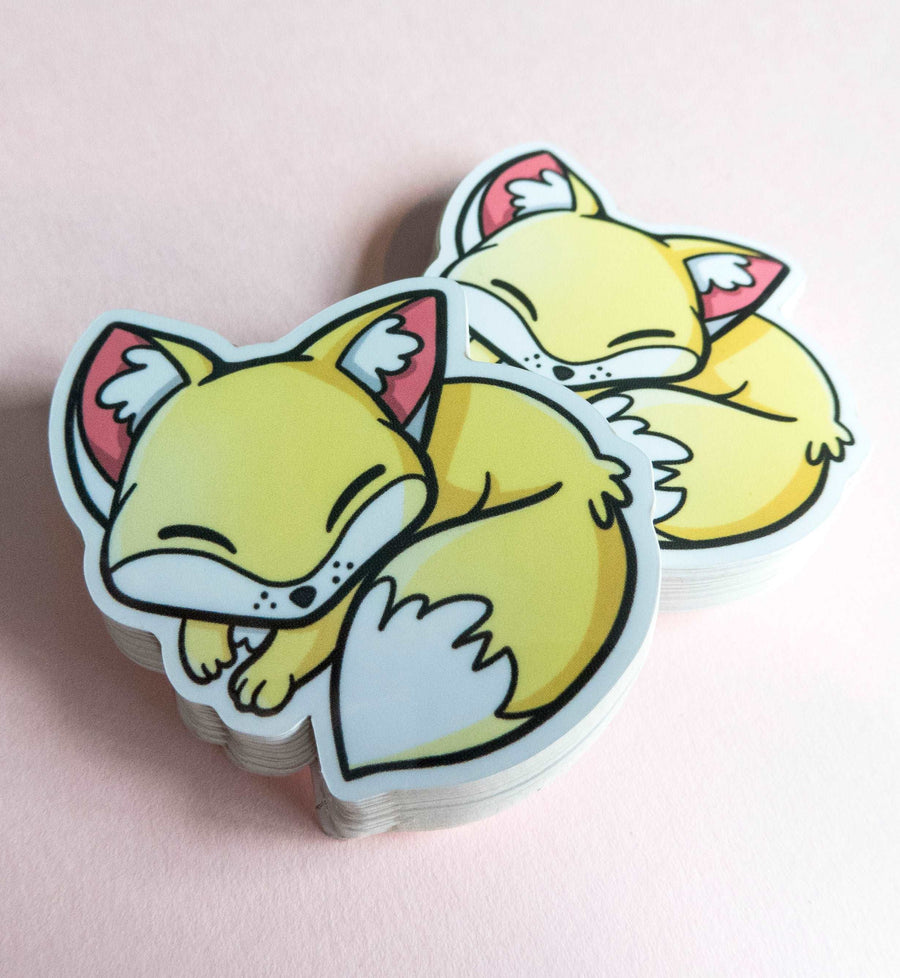 fox sticker set