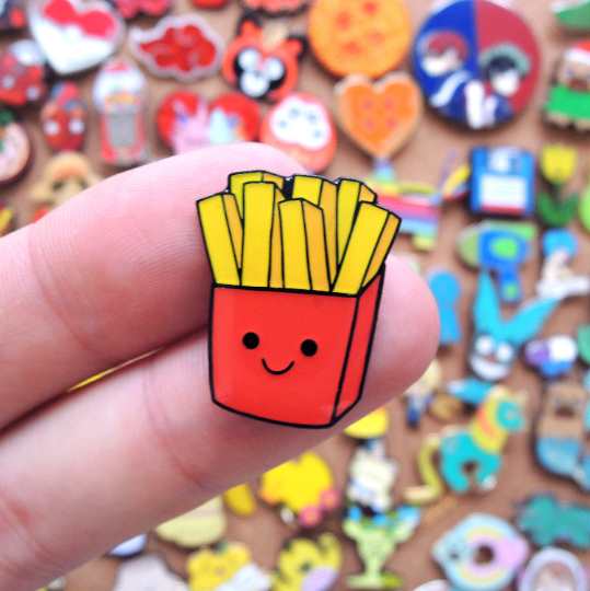 fries pin before pin board