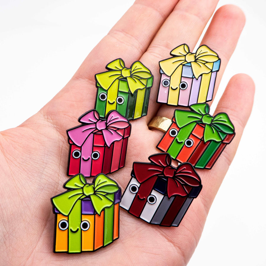 seasonal enamel pin gifts