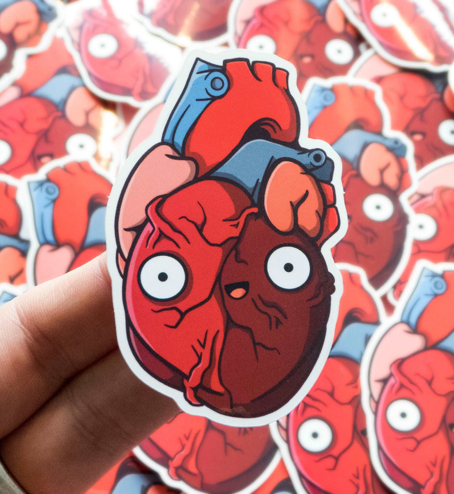 happy heart sticker collection