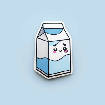 kawaii milk box vinyl sticker