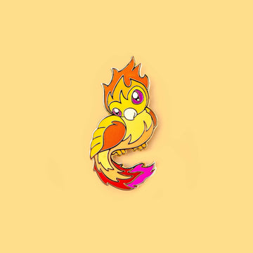 phoenix enamel pin