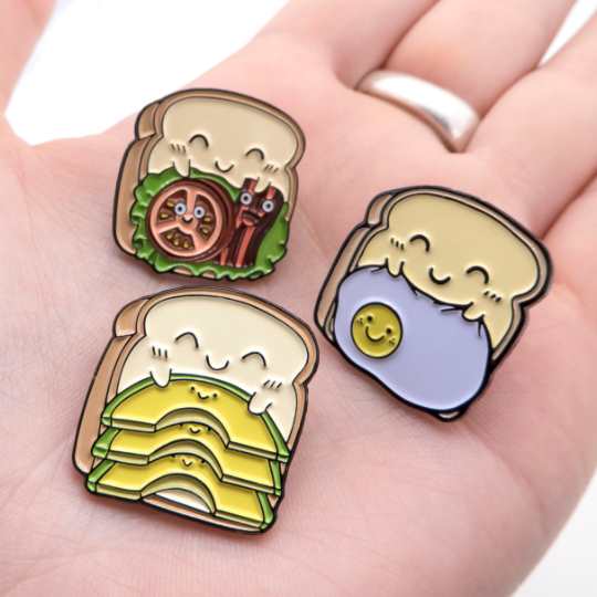 toasted bread pin collection