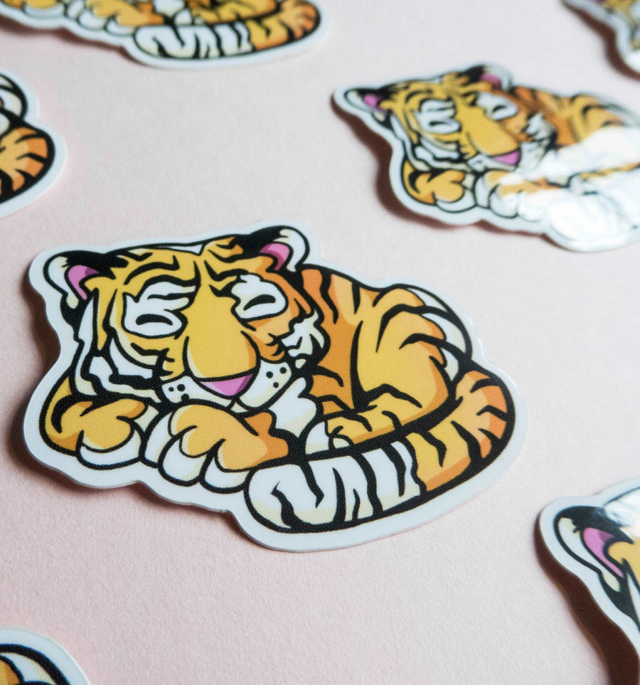 vinyl tiger sticker