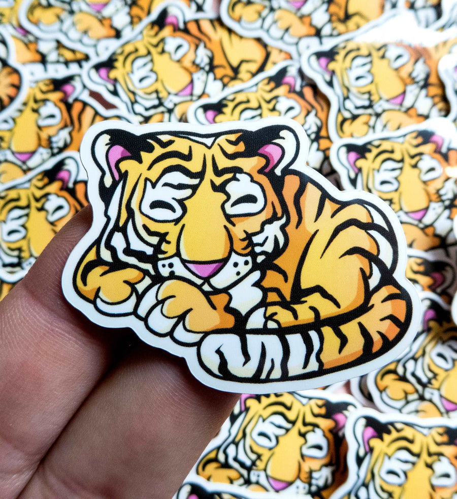 kawaii tiger sticker