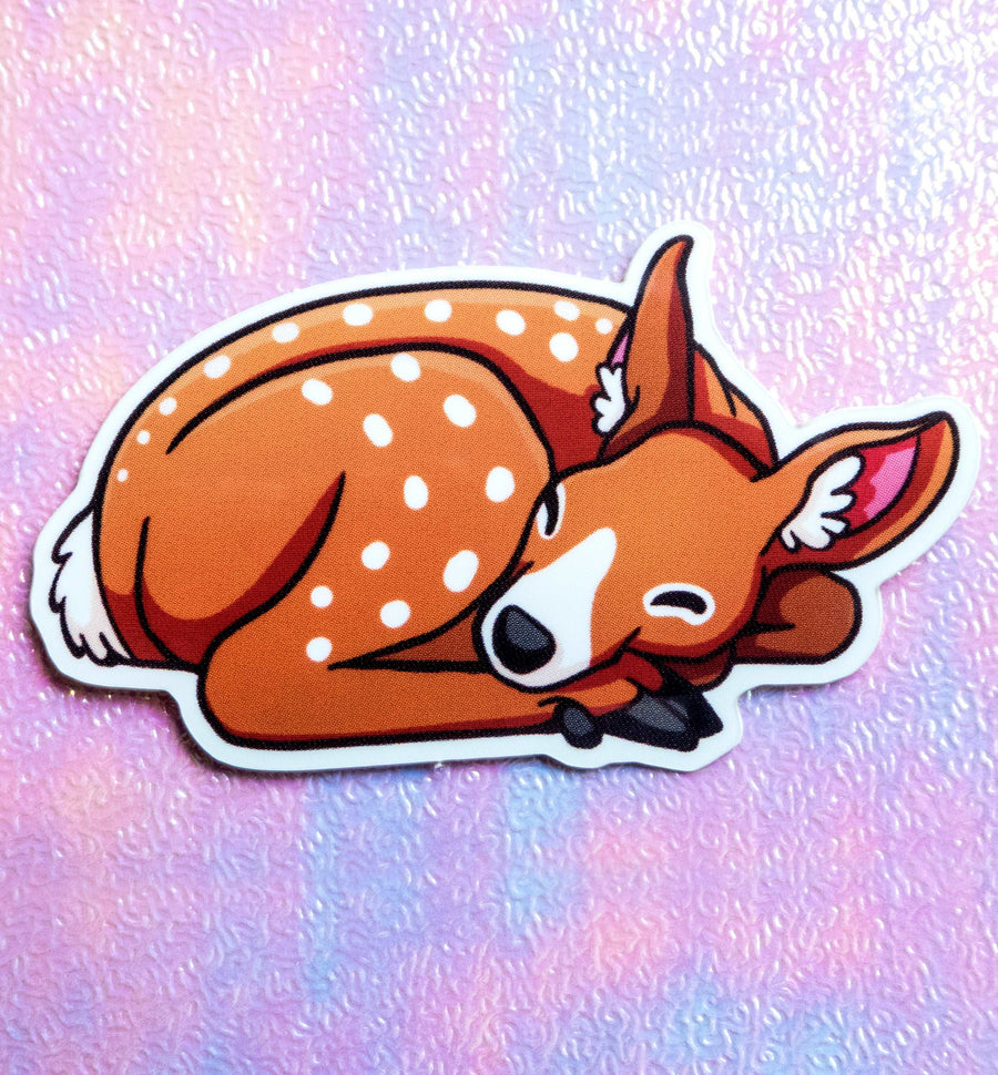 bambi die cut vinyl sticker