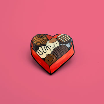 heart shaped chocolate box